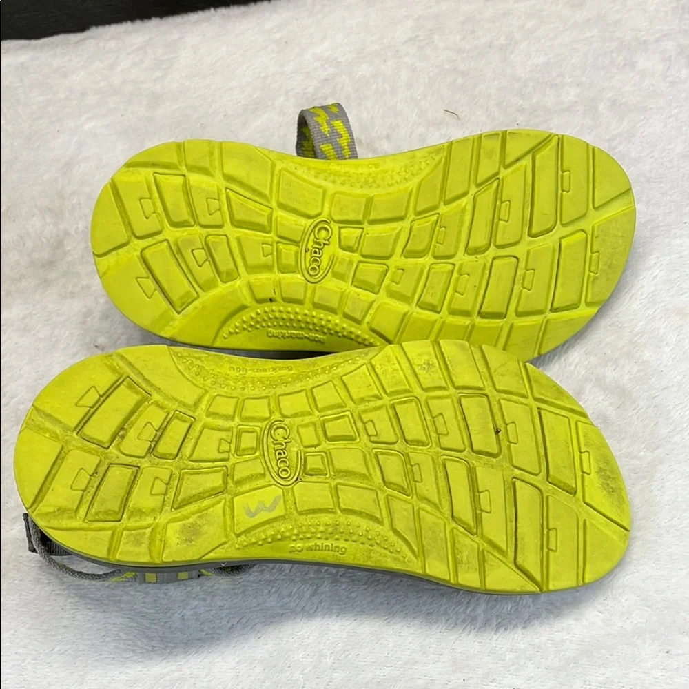 Chaco Gray and Yellow Sport Sandals for Active Adventures‎